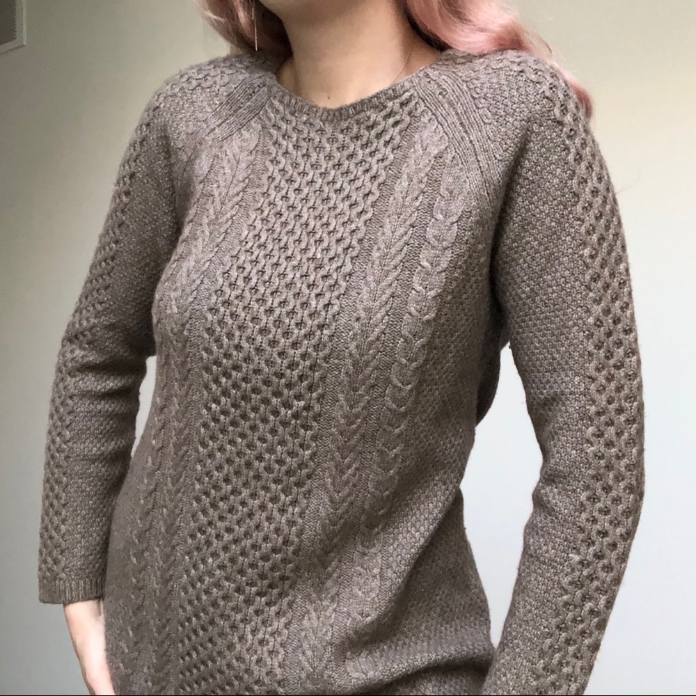 Alfred Sung Alpaca Wool Blend Crewneck